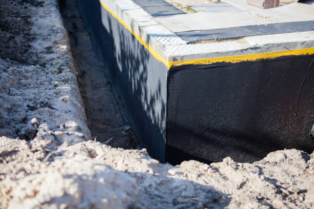 Residential Waterproofing installation at a Newark, NJ home by SJ Waterproofing Pros